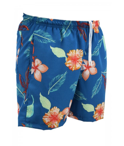 Short Floral Estampado Calção elastano P M G Gg Verão